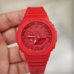 Alternative view of G-Shock GA2100-4A – Red