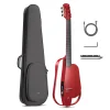 Enya Acoustic-Electric Carbon Fiber Classical Nylon String Travel Guitar NEXG 2N Smart Acustica Electric Guitarra with 52W Wireless Speaker, Thickened Gig Bag, Strap, Charging Cable, Adjusting Wrench