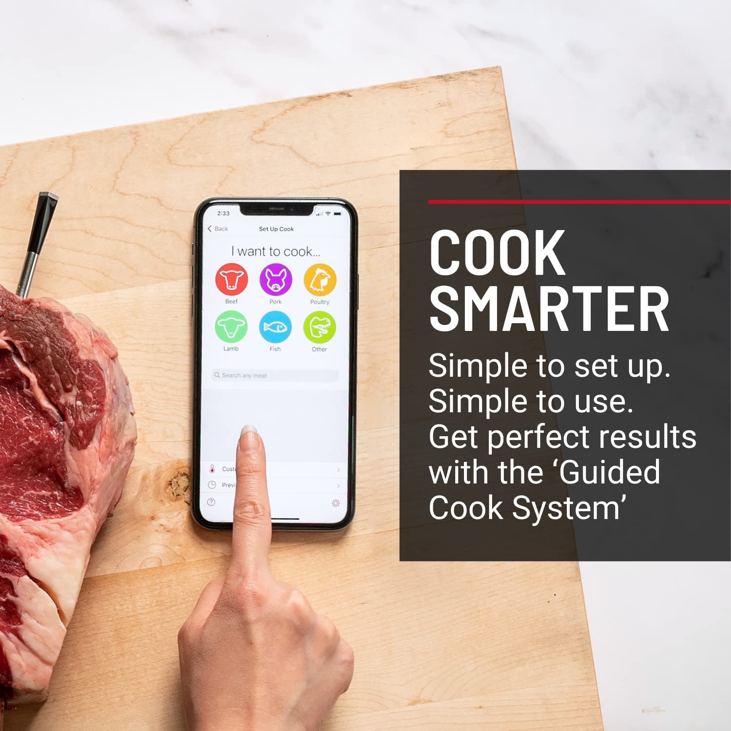 MEATER Plus | Smart Meat Thermometer with Bluetooth | 165ft Wireless Range | for The Oven?? Grill?? Kitchen?? BBQ?? Smoker?? Rotisserie - Image 2