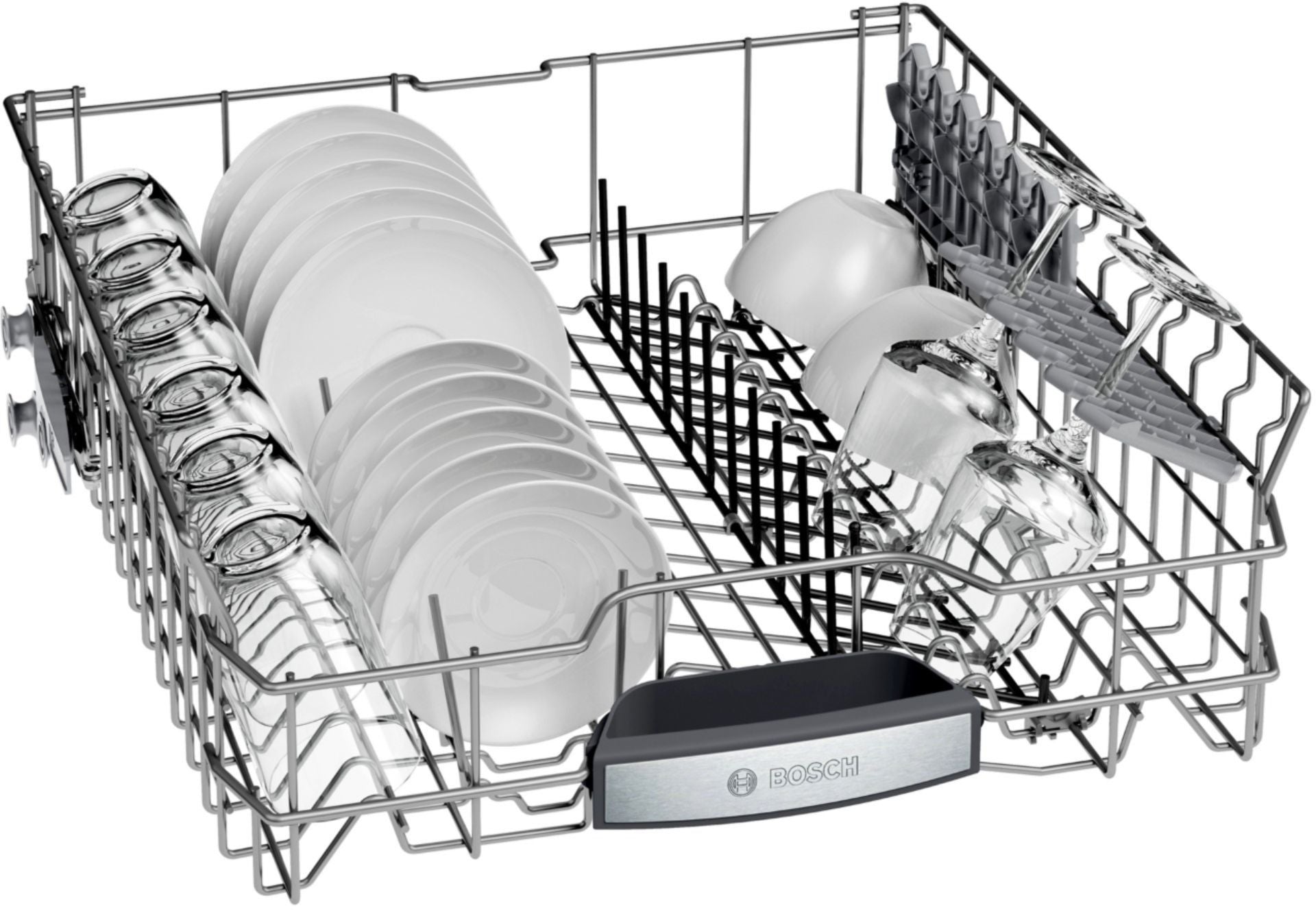 Bosch – 800 Series 24 Top Control Built-In Dishwasher with CrystalDry, Stainless Steel Tub, 3rd Rack, 42 dBa – Stainless steel - Image 16