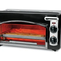 Alternative view of Hamilton Beach Toastation 2-Slice Toaster and Countertop Oven Black 22708 2024 Best Sellers
